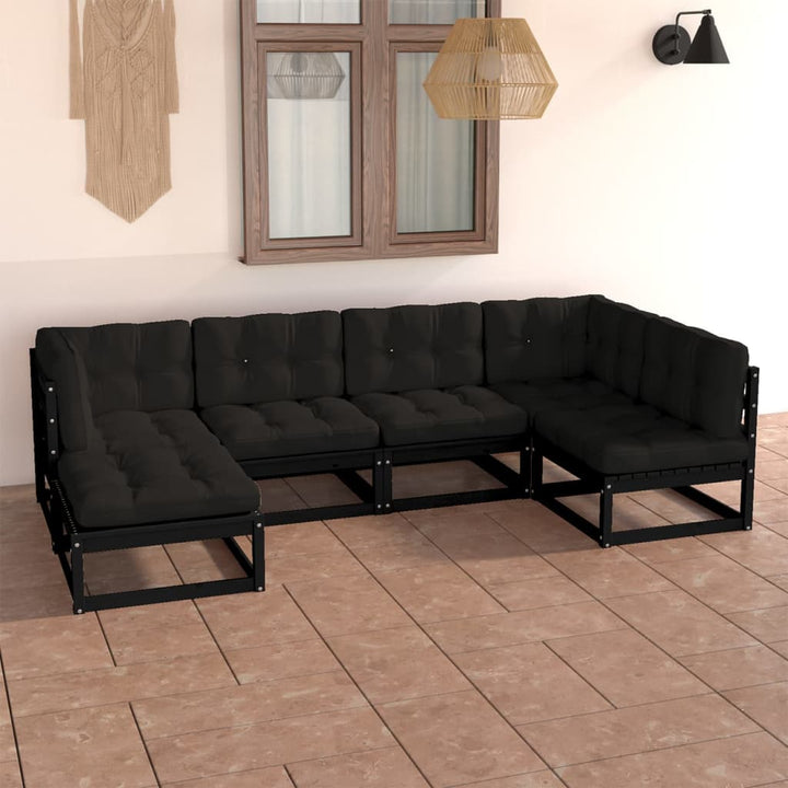 Set Mobilier De Grădină, 6 Piese, , Lemn Masiv De Pin