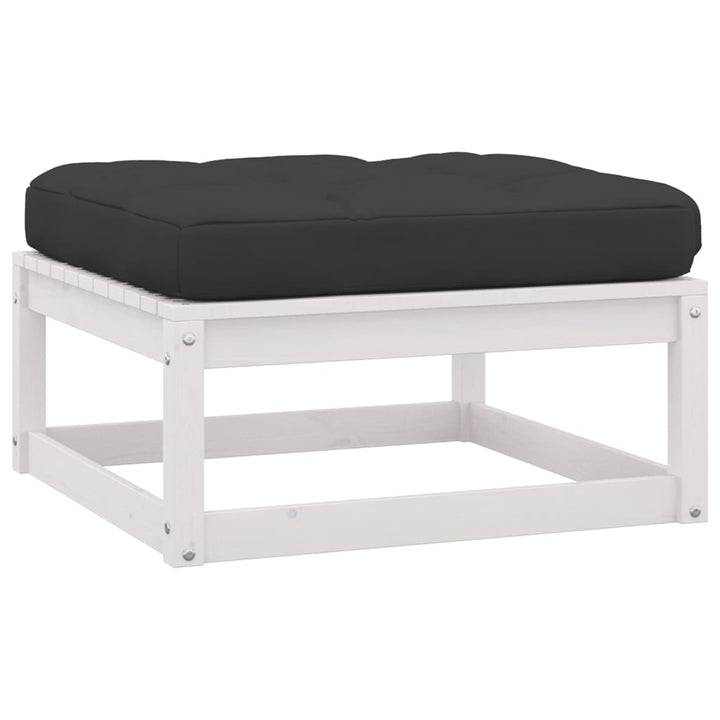 Vixl Set Mobilier De Grădină Cu Perne, 9 Piese, Lemn Masiv De Pin