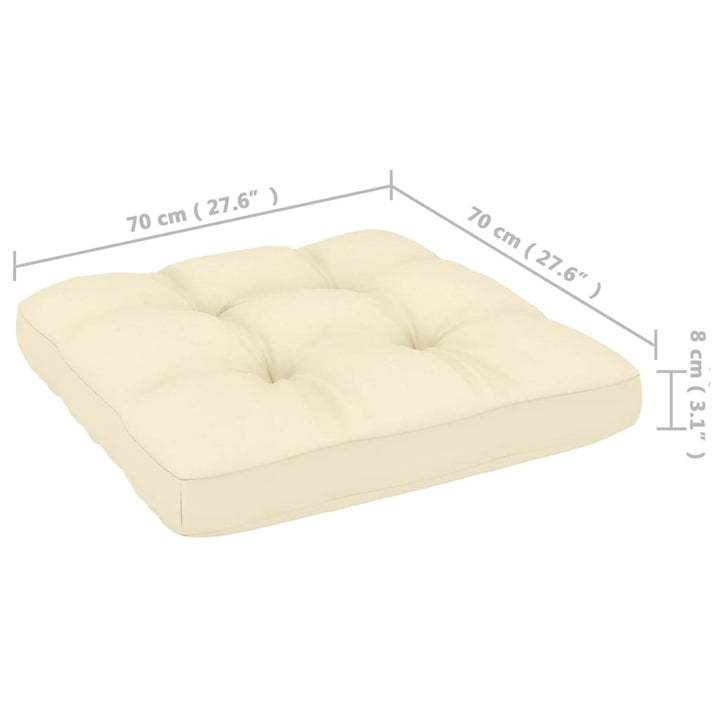 Vixl Set Mobilier Grădină Cu Perne, 11 Piese, Maro, Lemn Masiv Pin
