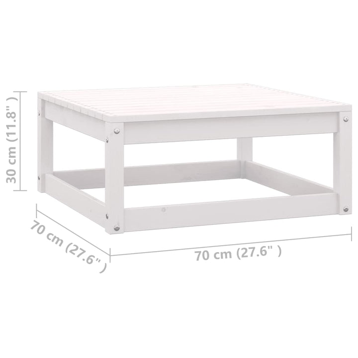 Vixl Set Mobilier Grădină Cu Perne, 11 Piese, , Lemn Masiv Pin