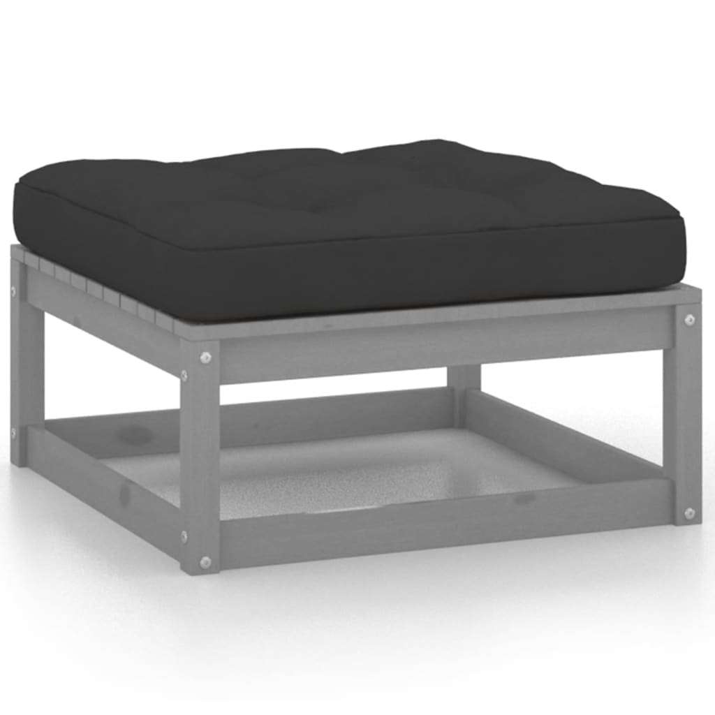 Vixl Set Mobilier Grădină Cu Perne, 6 Piese, , Lemn Masiv De Pin