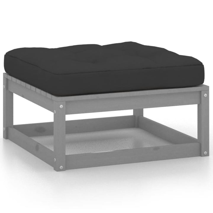 Vixl Set Mobilier Grădină Cu Perne, 6 Piese, , Lemn Masiv De Pin
