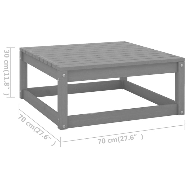 Vixl Set Mobilier Grădină Cu Perne, 6 Piese, , Lemn Masiv De Pin