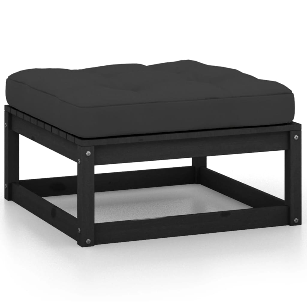Vixl Set Mobilier Grădină Cu Perne, 7 Piese, , Lemn Masiv Pin