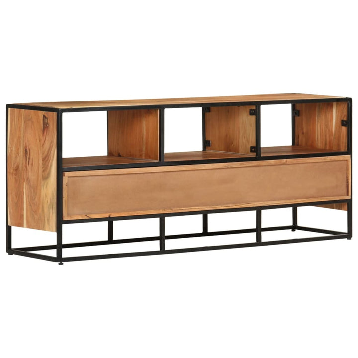 Comodă Tv, 110X30X45, Lemn Masiv De Acacia