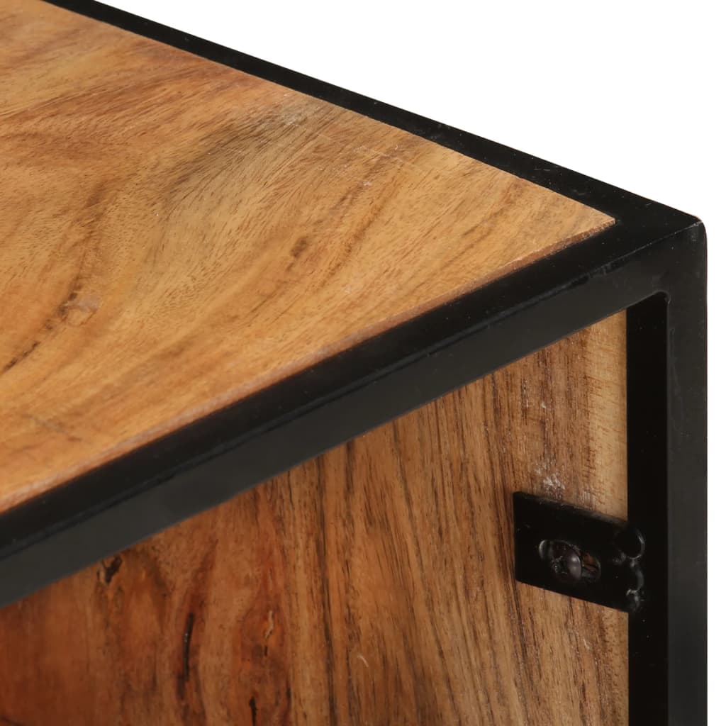 Comodă Tv, 110X30X45, Lemn Masiv De Acacia