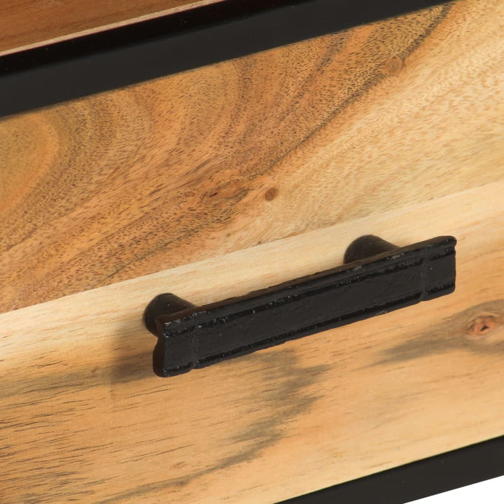 Comodă Tv, 110X30X45, Lemn Masiv De Acacia