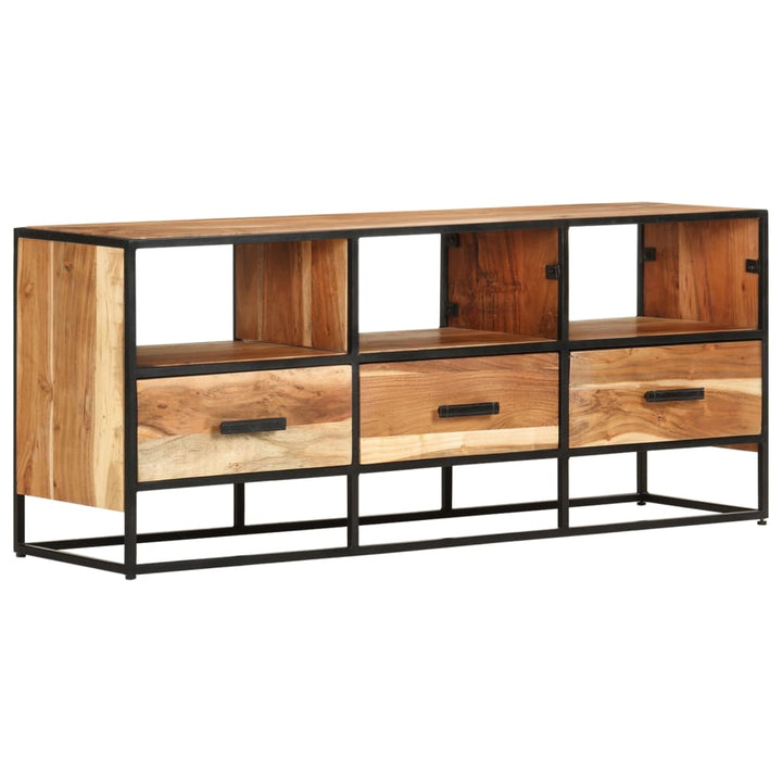 Comodă Tv, 110X30X45, Lemn Masiv De Acacia