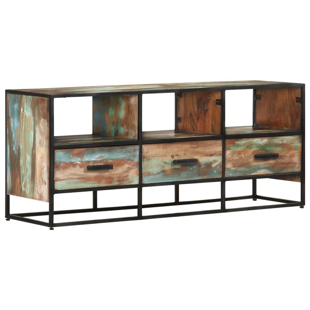 Comodă Tv, 110X30X45, Lemn Masiv De Acacia