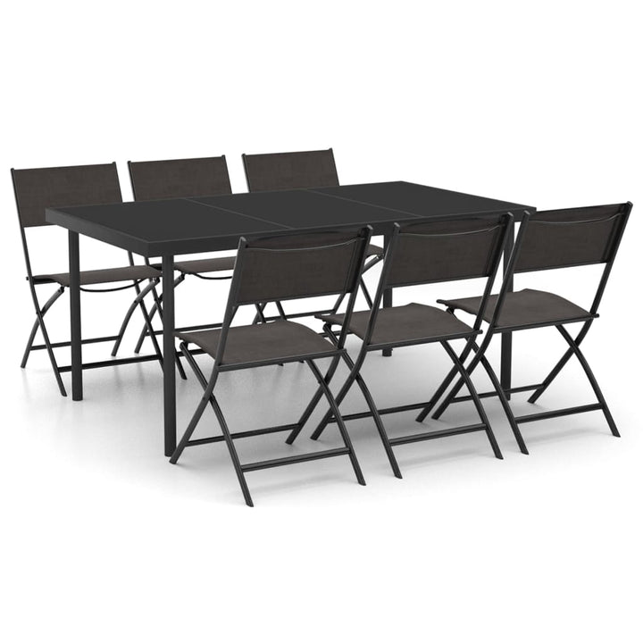 Set Mobilier De Exterior, 7 Piese, Oțel