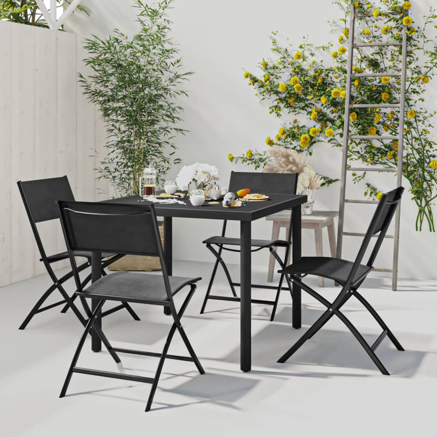 Set Mobilier De Exterior, 5 Piese, Oțel