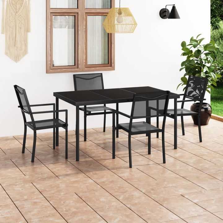 Set Mobilier De Exterior, 7 Piese, Oțel