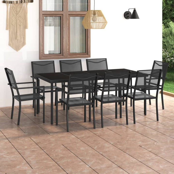 Set Mobilier De Exterior, 7 Piese, Oțel