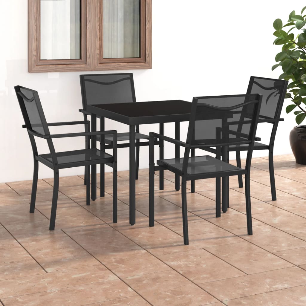 Set Mobilier De Exterior, 3 Piese, Oțel