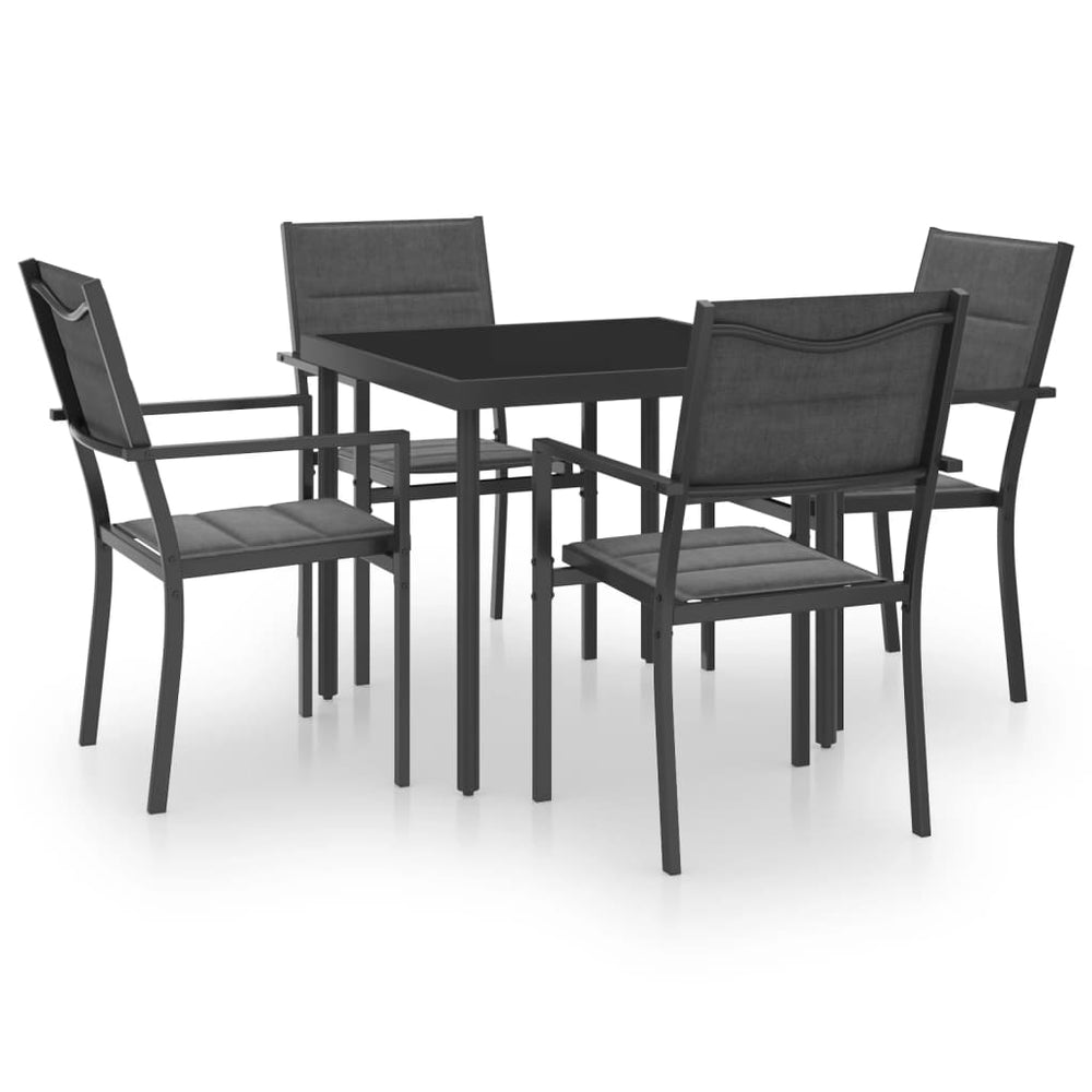 Set Mobilier De Exterior, 5 Piese, Oțel