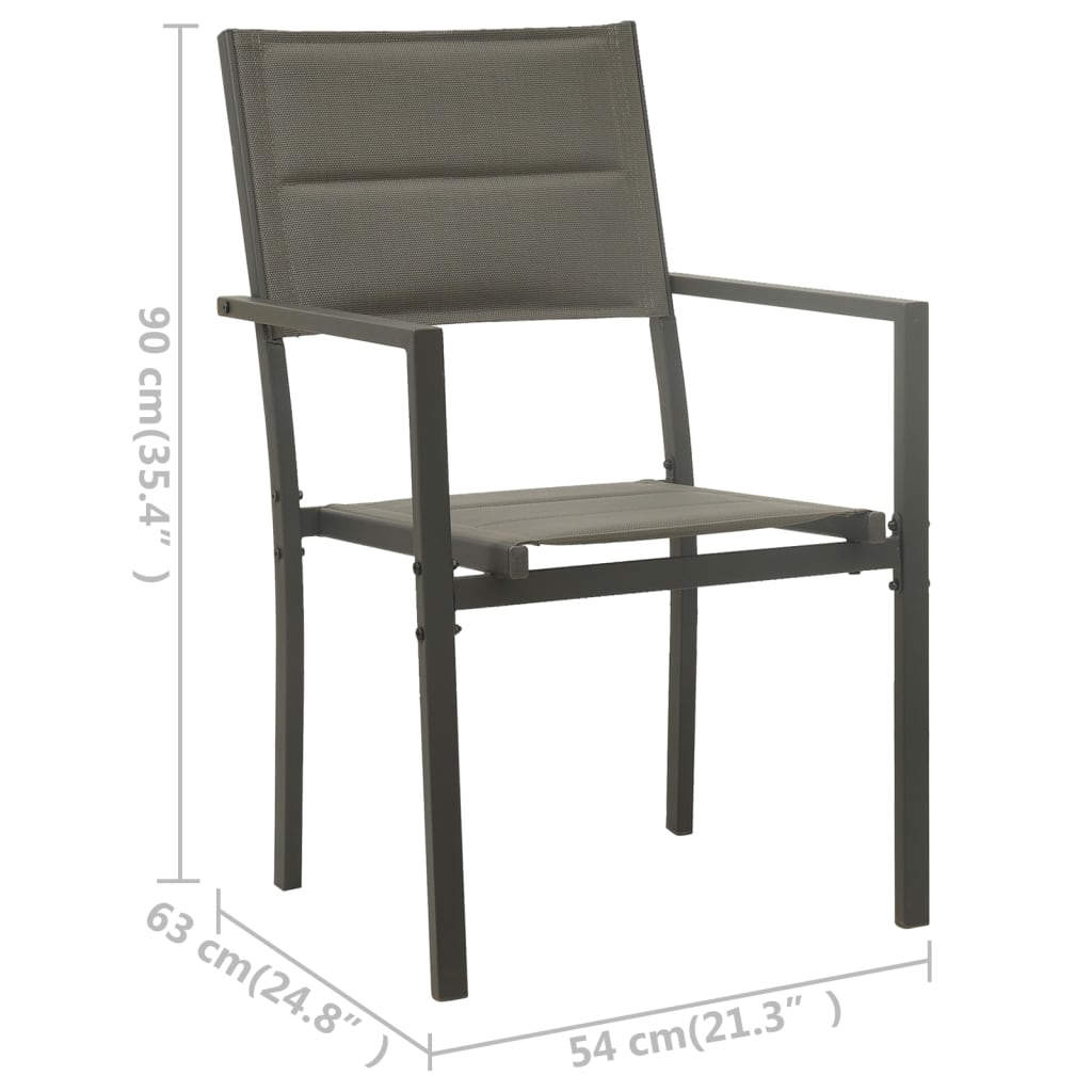 Set Mobilier De Exterior, 5 Piese, Oțel