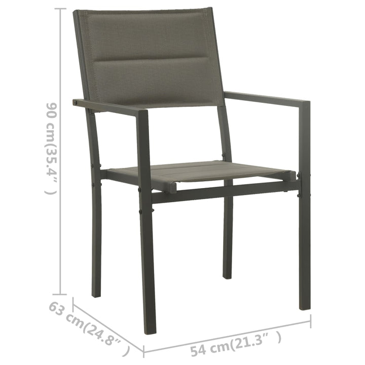 Set Mobilier De Exterior, 5 Piese, Oțel