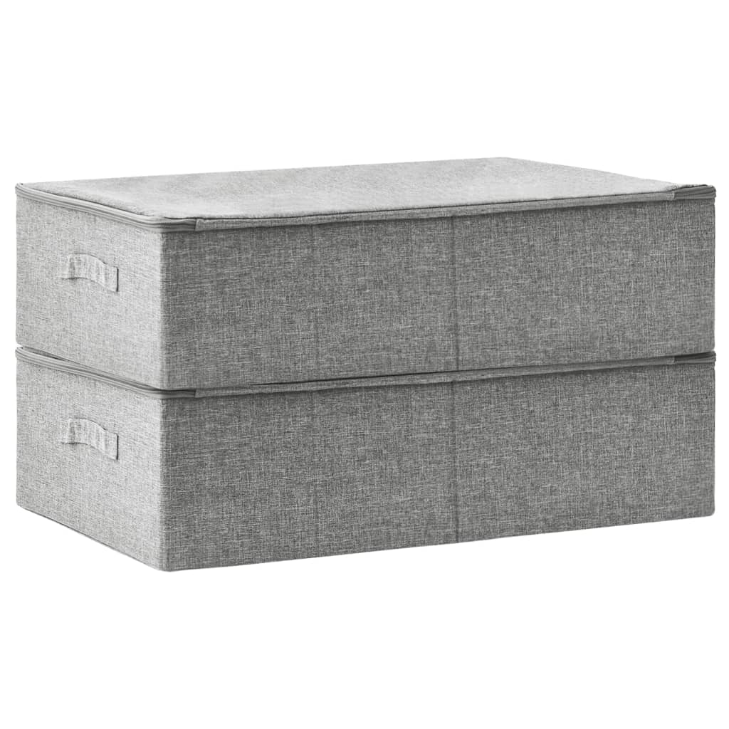 Cutii De Depozitare 2 Buc. 70X40X18 Cm Material Textil