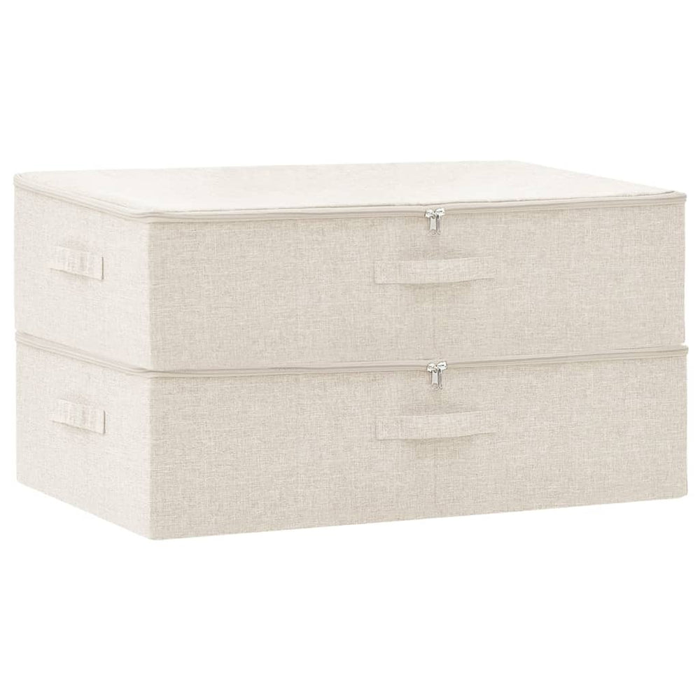 Cutii De Depozitare 2 Buc. 70X40X18 Cm Material Textil
