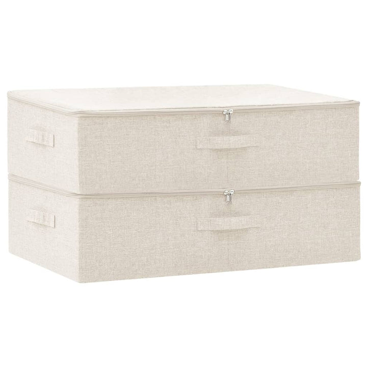 Cutii De Depozitare 2 Buc. 70X40X18 Cm Material Textil