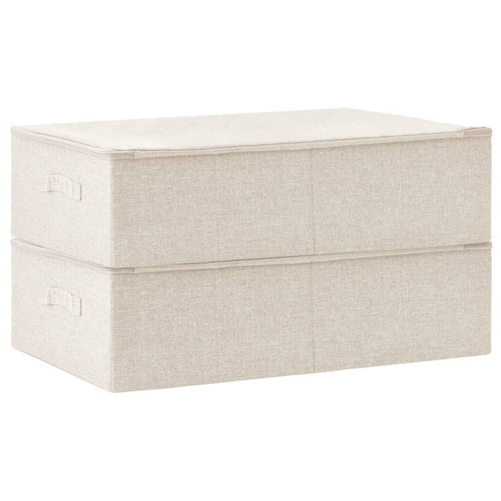 Cutii De Depozitare 2 Buc. 70X40X18 Cm Material Textil