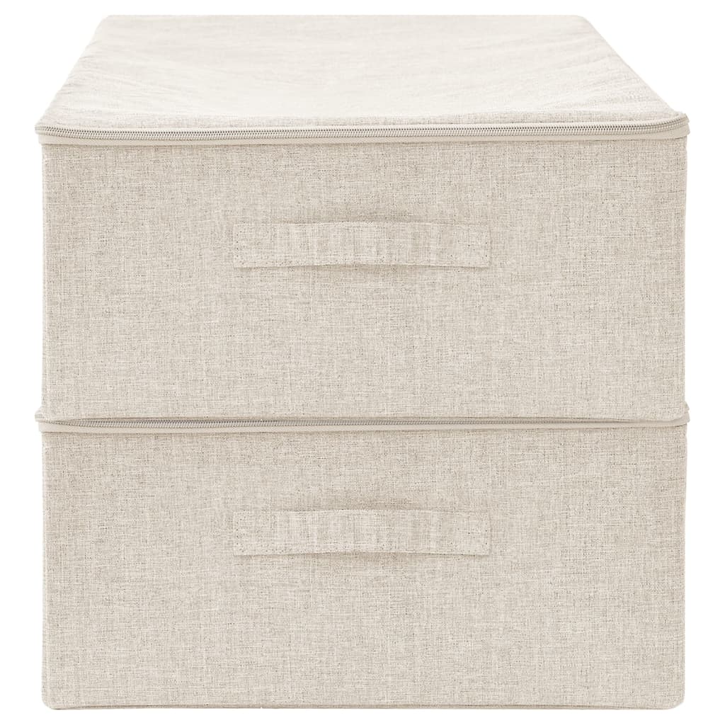 Cutii De Depozitare 2 Buc. 70X40X18 Cm Material Textil