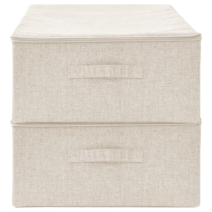 Cutii De Depozitare 2 Buc. 70X40X18 Cm Material Textil