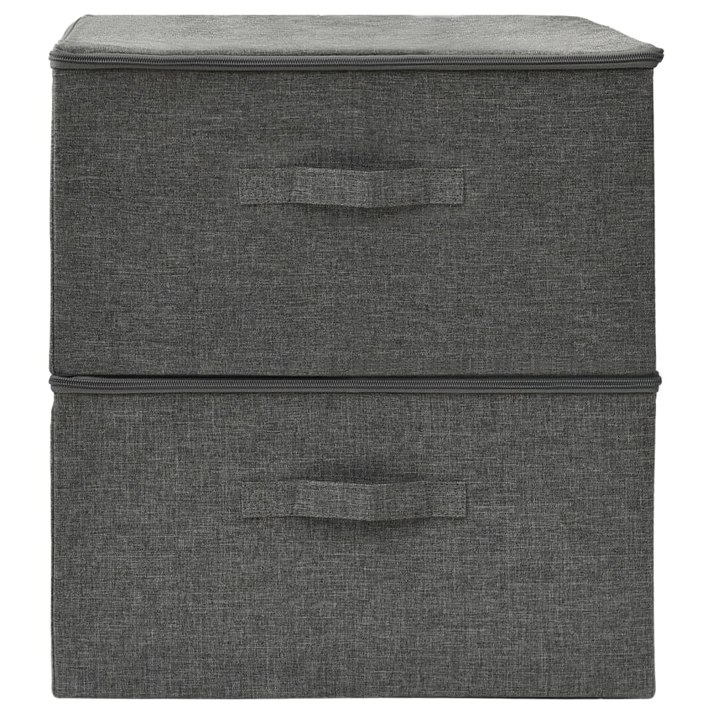 Cutii De Depozitare 2 Buc. 43X34X23 Cm Material Textil