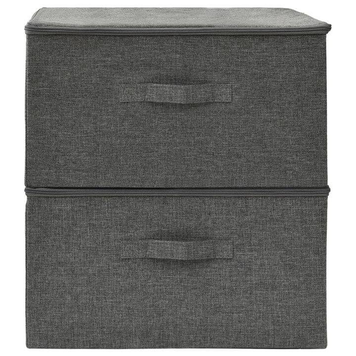 Cutii De Depozitare 2 Buc. 43X34X23 Cm Material Textil