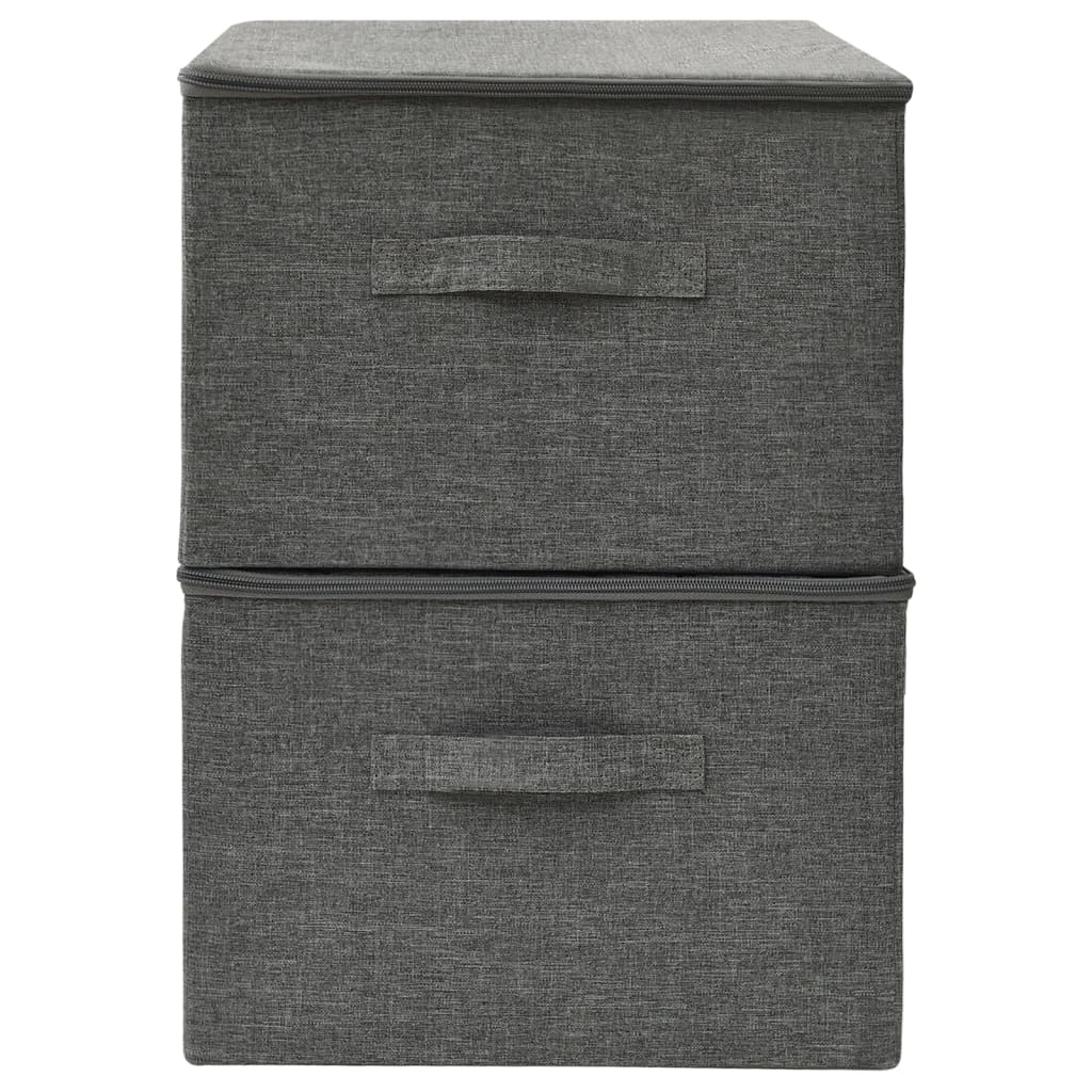 Cutii De Depozitare 2 Buc. 43X34X23 Cm Material Textil