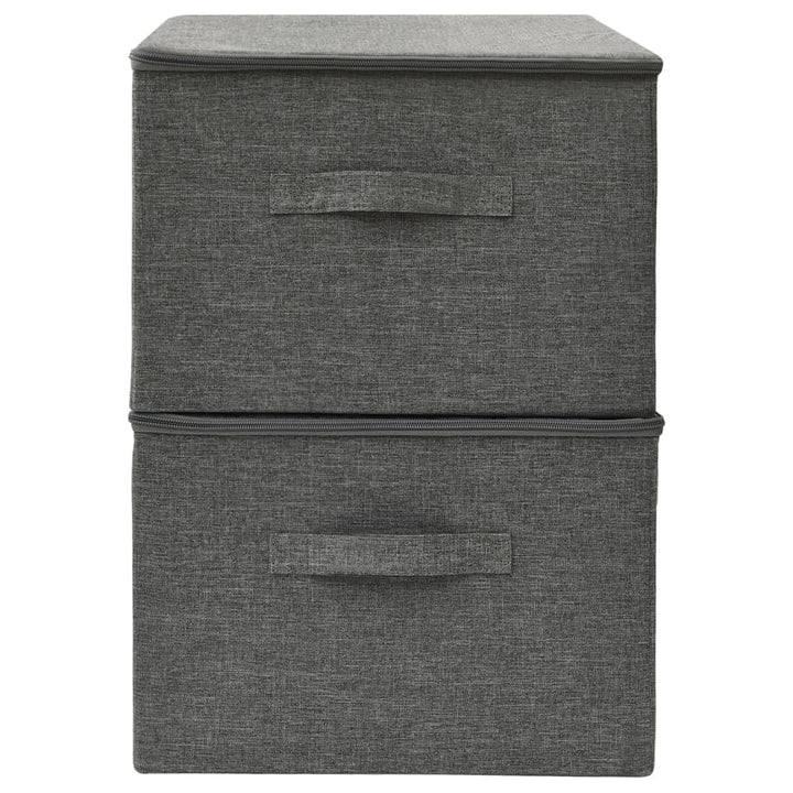 Cutii De Depozitare 2 Buc. 43X34X23 Cm Material Textil