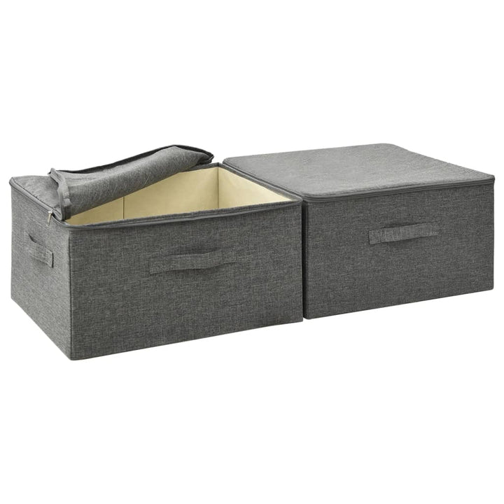 Cutii De Depozitare 2 Buc. 43X34X23 Cm Material Textil