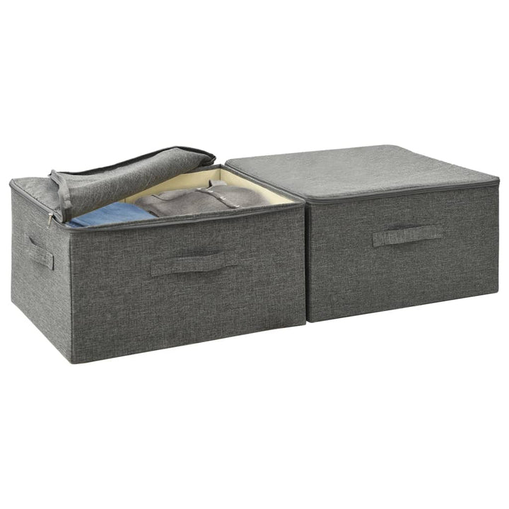 Cutii De Depozitare 2 Buc. 43X34X23 Cm Material Textil