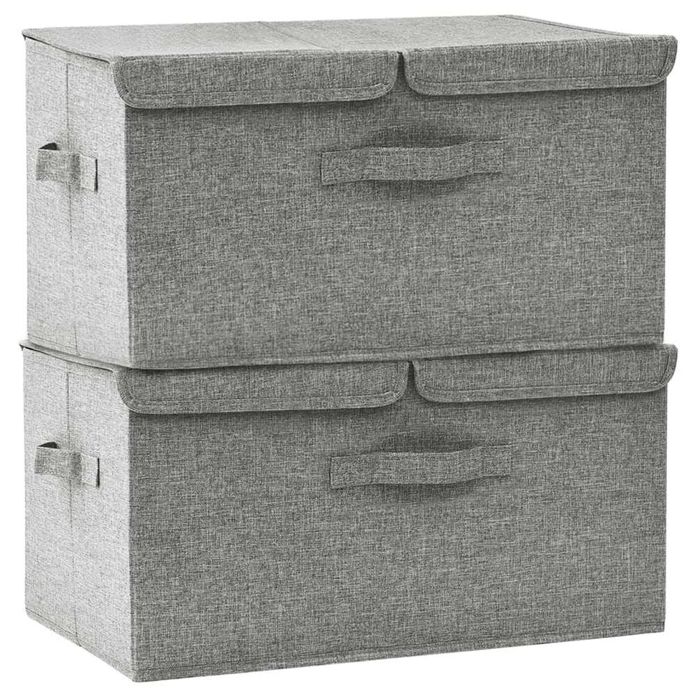 Cutii De Depozitare 2 Buc. 50X30X25 Cm Material Textil