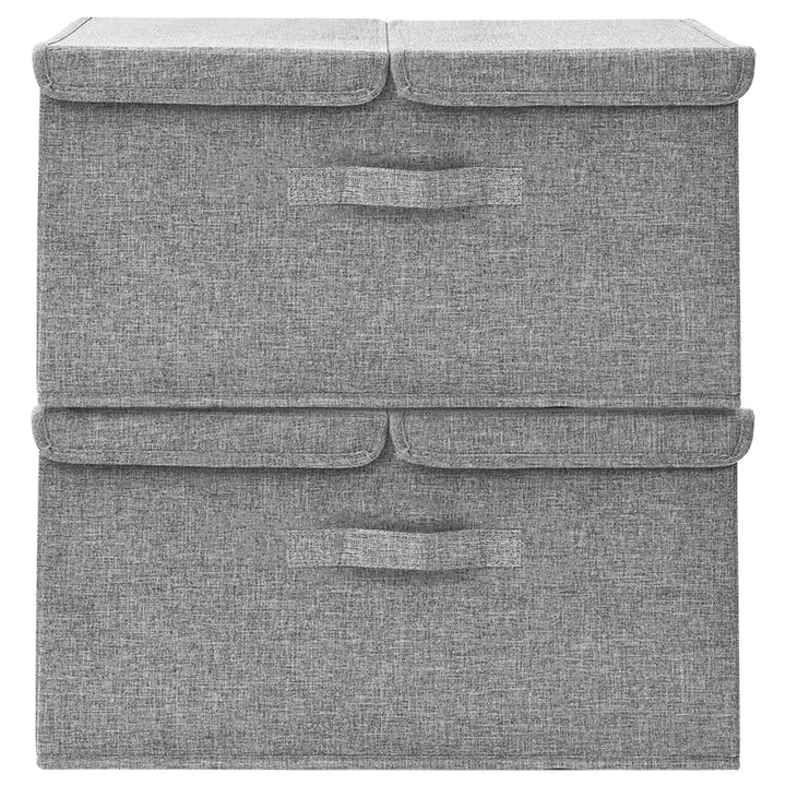 Cutii De Depozitare 2 Buc. 50X30X25 Cm Material Textil