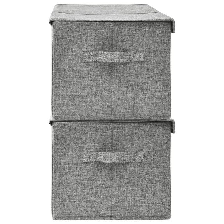 Cutii De Depozitare 2 Buc. 50X30X25 Cm Material Textil