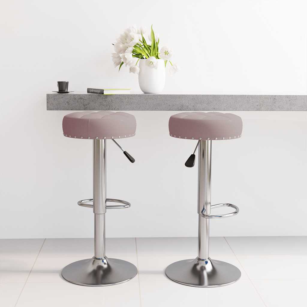 Scaune De Bar, 2 Buc., , Material Textil