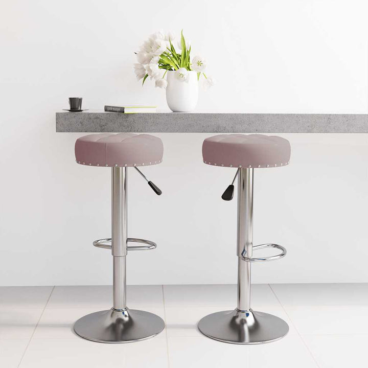 Scaune De Bar, 2 Buc., , Material Textil