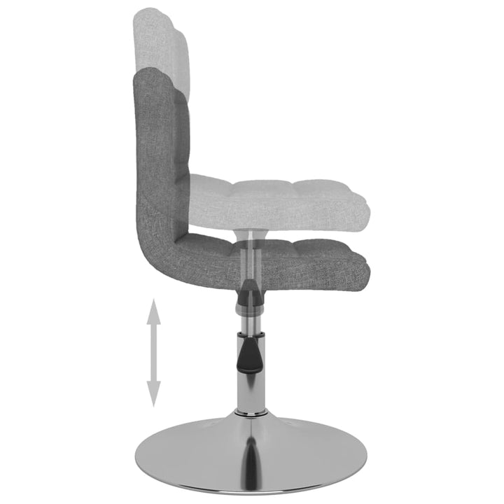 Scaun De Bar Pivotant, , Material Textil