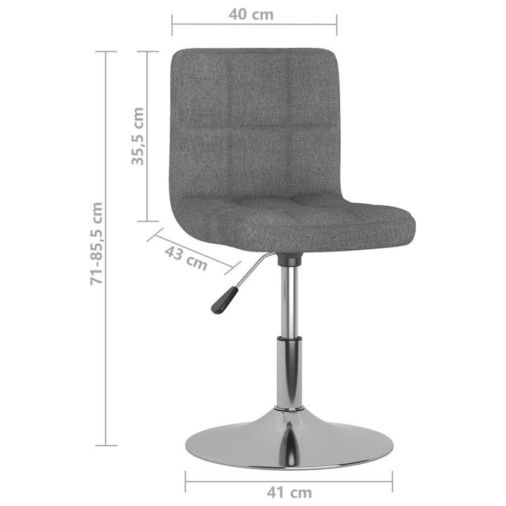 Scaun De Bar Pivotant, , Material Textil