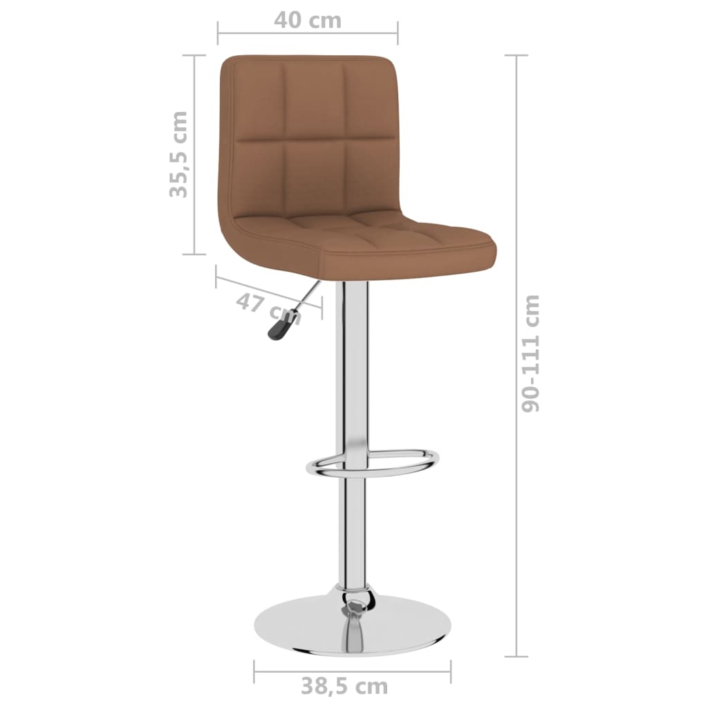 Scaune De Bar, 2 Buc., , Material Textil