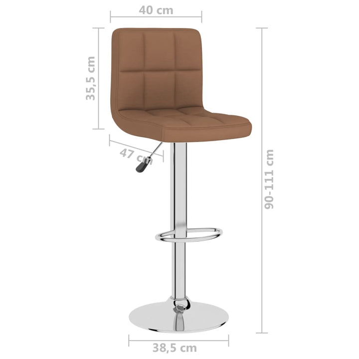 Scaune De Bar, 2 Buc., , Material Textil