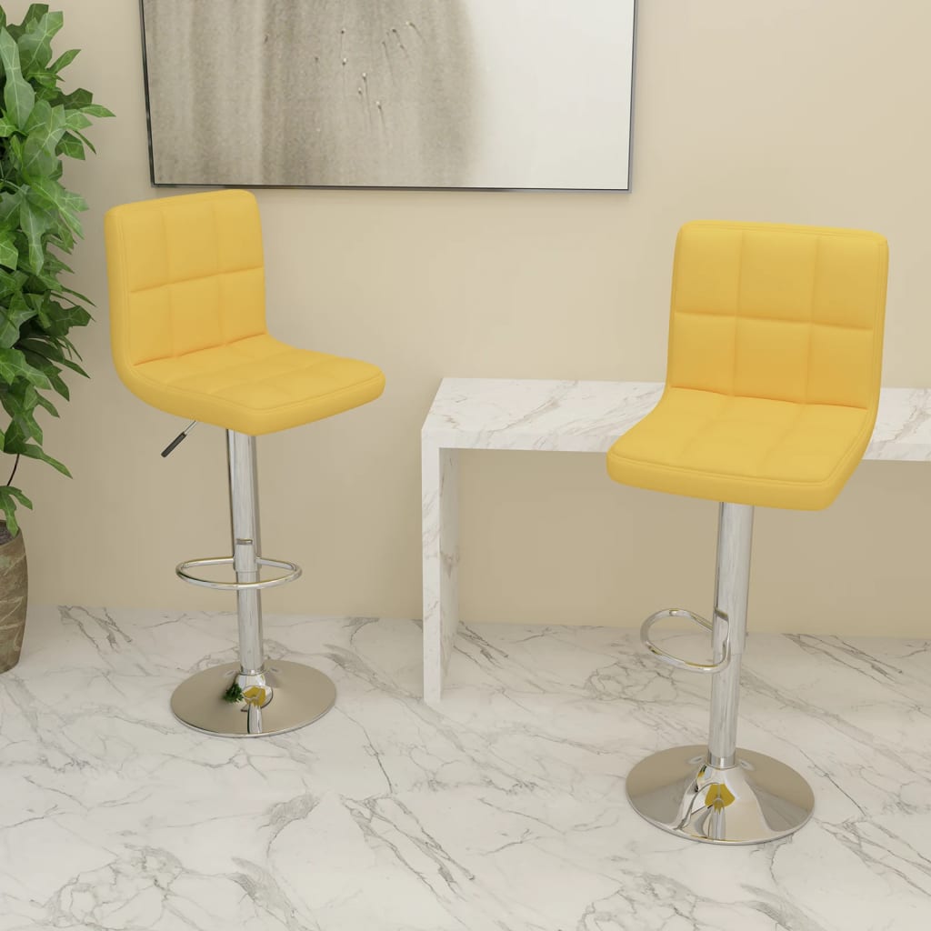 Scaune De Bar, 2 Buc., , Material Textil