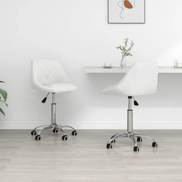 Scaune De Bucătărie Pivotante, 4 Buc., , Piele Ecologică