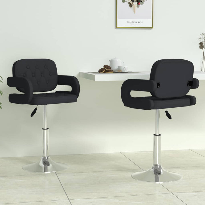 Scaune De Bucătărie Pivotante, 4 Buc., , Piele Ecologică