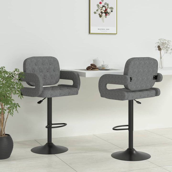 Scaune De Bar, 2 Buc., , Material Textil