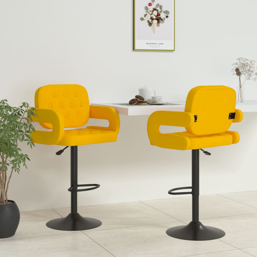 Scaune De Bar, 2 Buc., , Material Textil