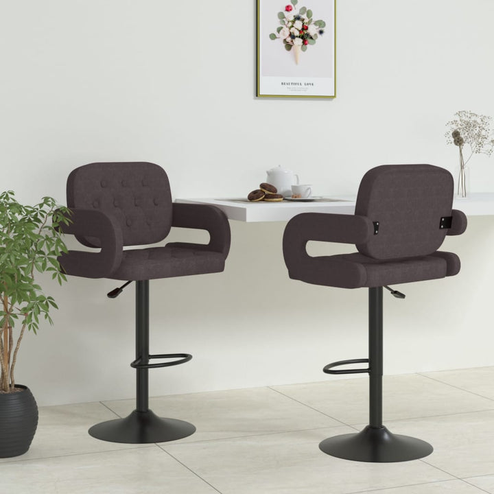 Scaune De Bar, 2 Buc., , Material Textil