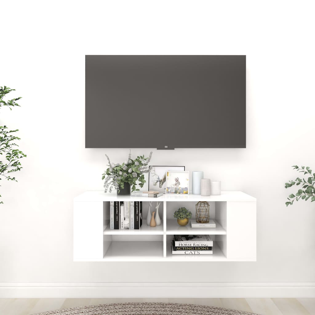 Dulap Tv Montat Pe Perete, , 102X35X35 Cm, Pal