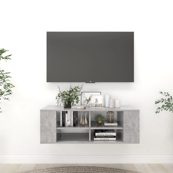Dulap Tv Montat Pe Perete, , 102X35X35 Cm, Pal